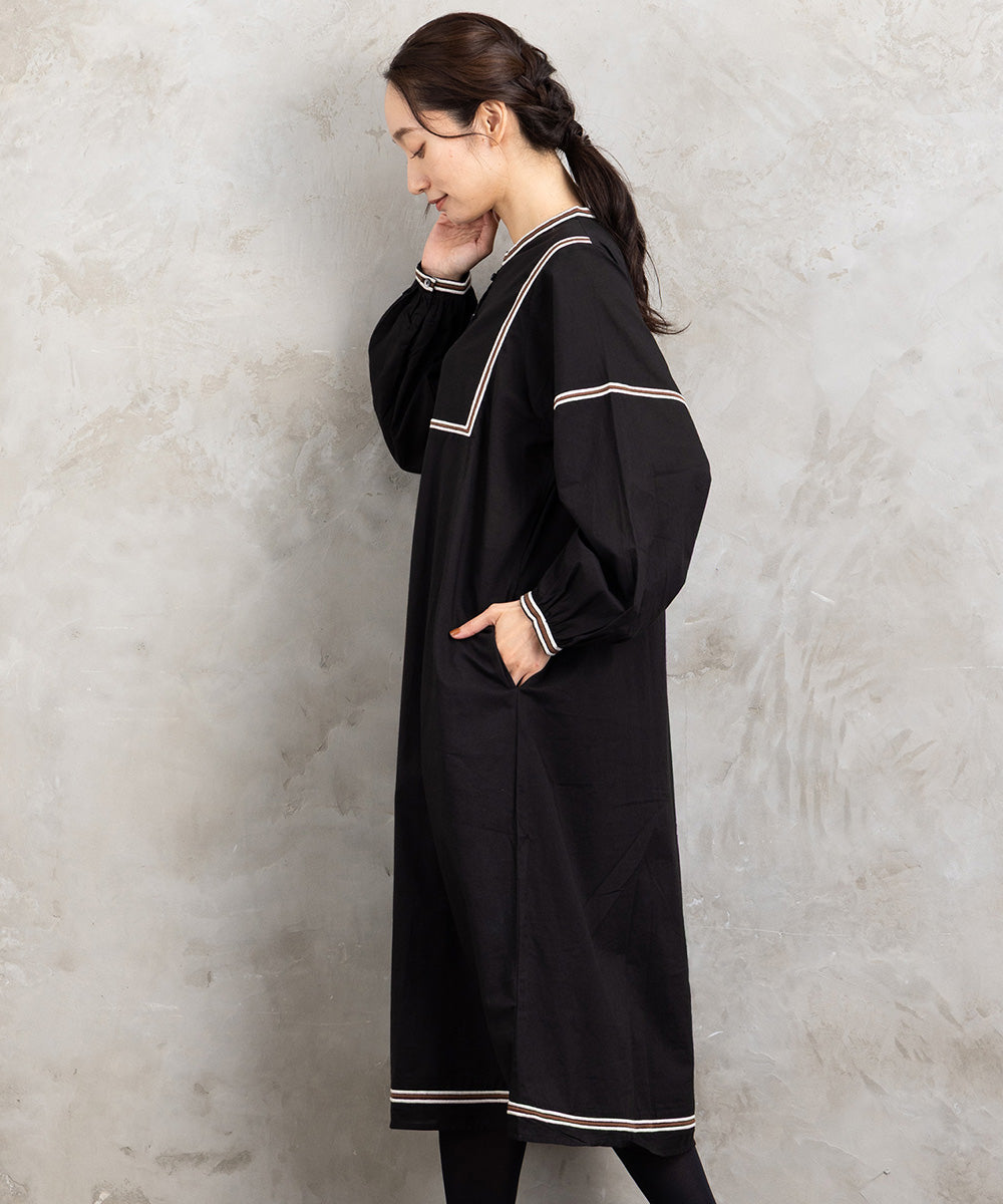 INDESIGN コードエンブロイダリーカフタンワンピース