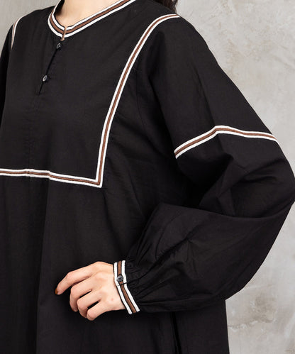 INDESIGN コードエンブロイダリーカフタンワンピース