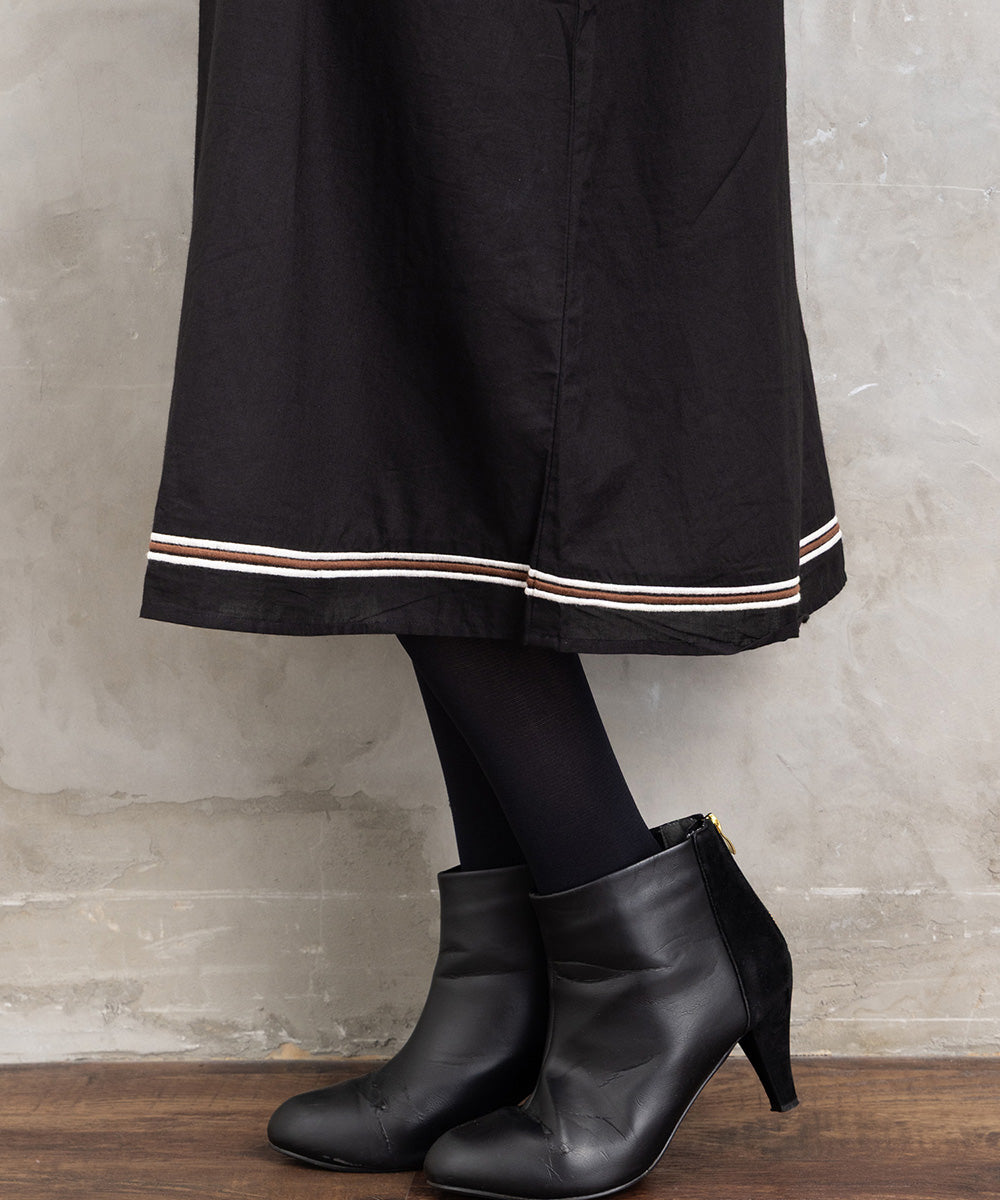 INDESIGN コードエンブロイダリーカフタンワンピース