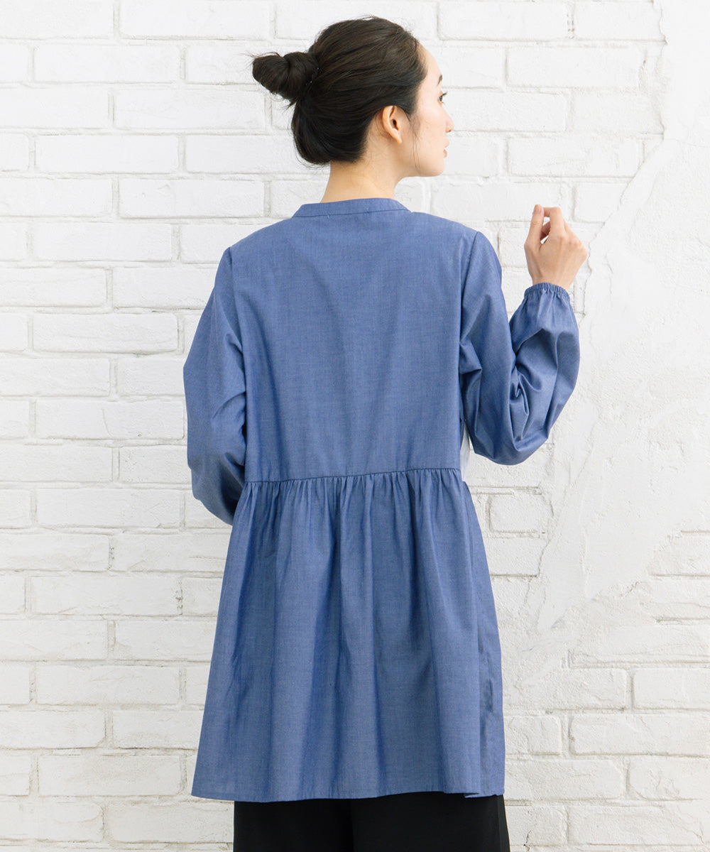 パッチワークストライプチュニック