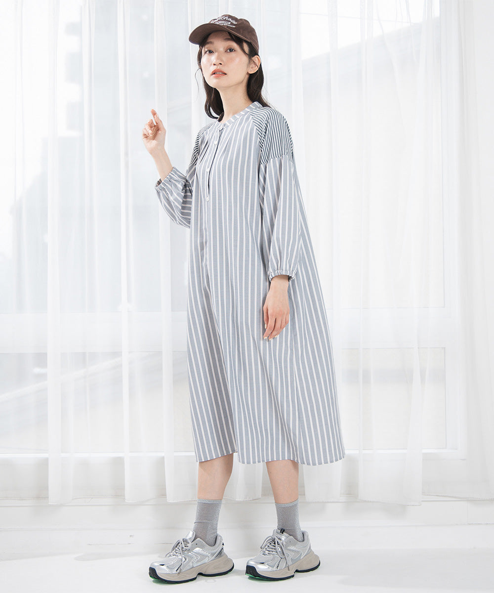 大きいサイズ レディース シャツワンピース