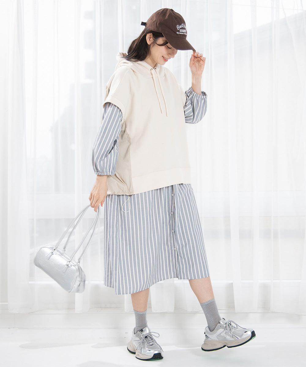 大きいサイズ レディース シャツワンピース