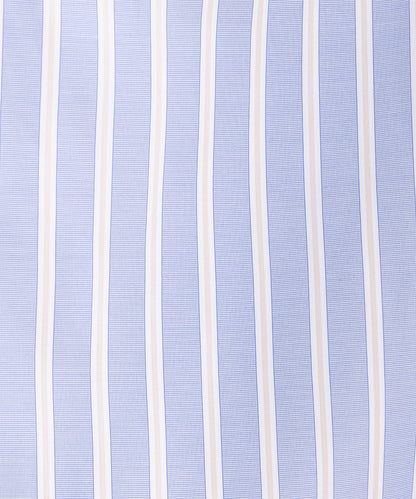 FONTLAB ストライプバンドカラーシャツワンピース