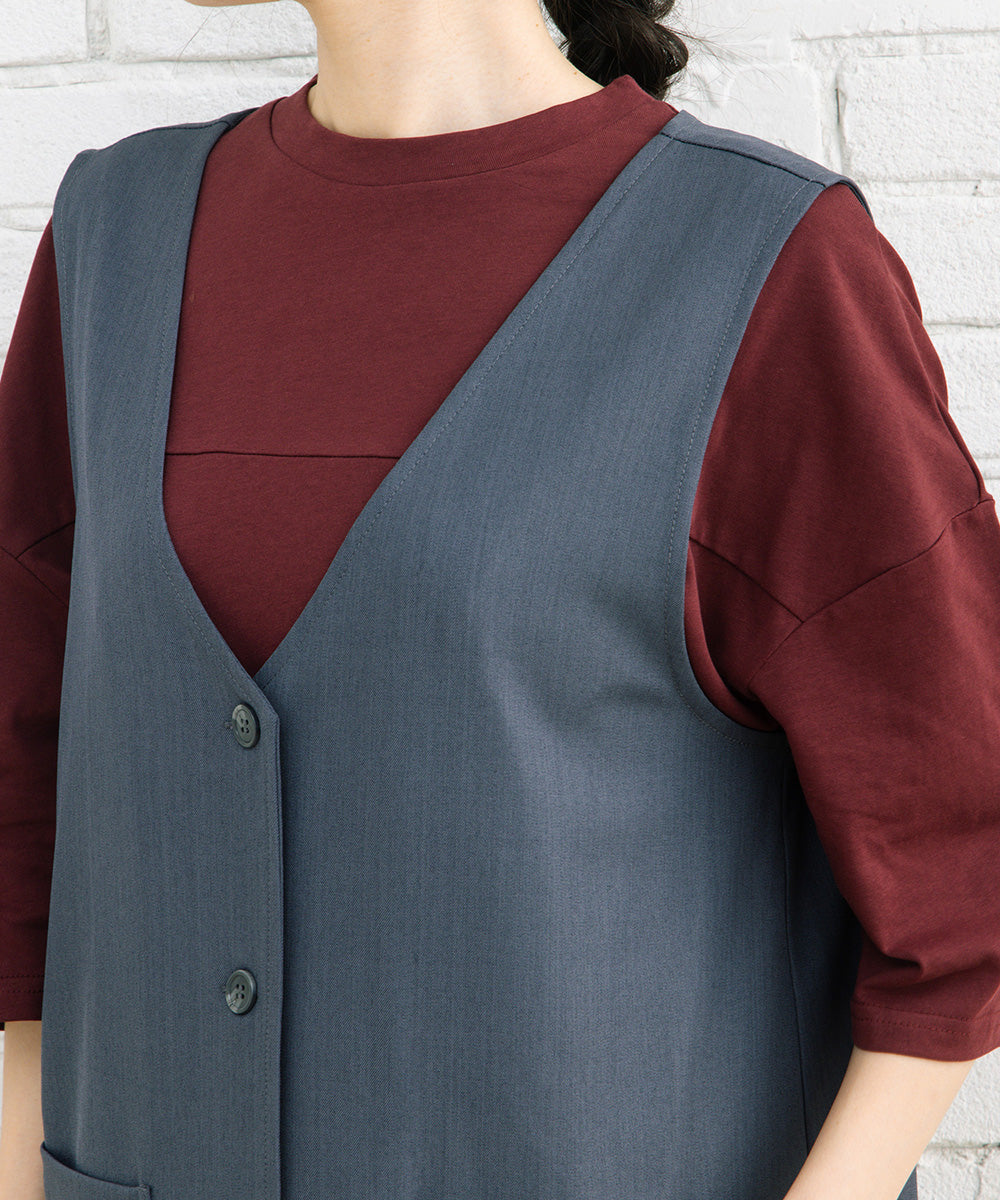 FONTLAB 2WAYジレ×ジャンパースカート