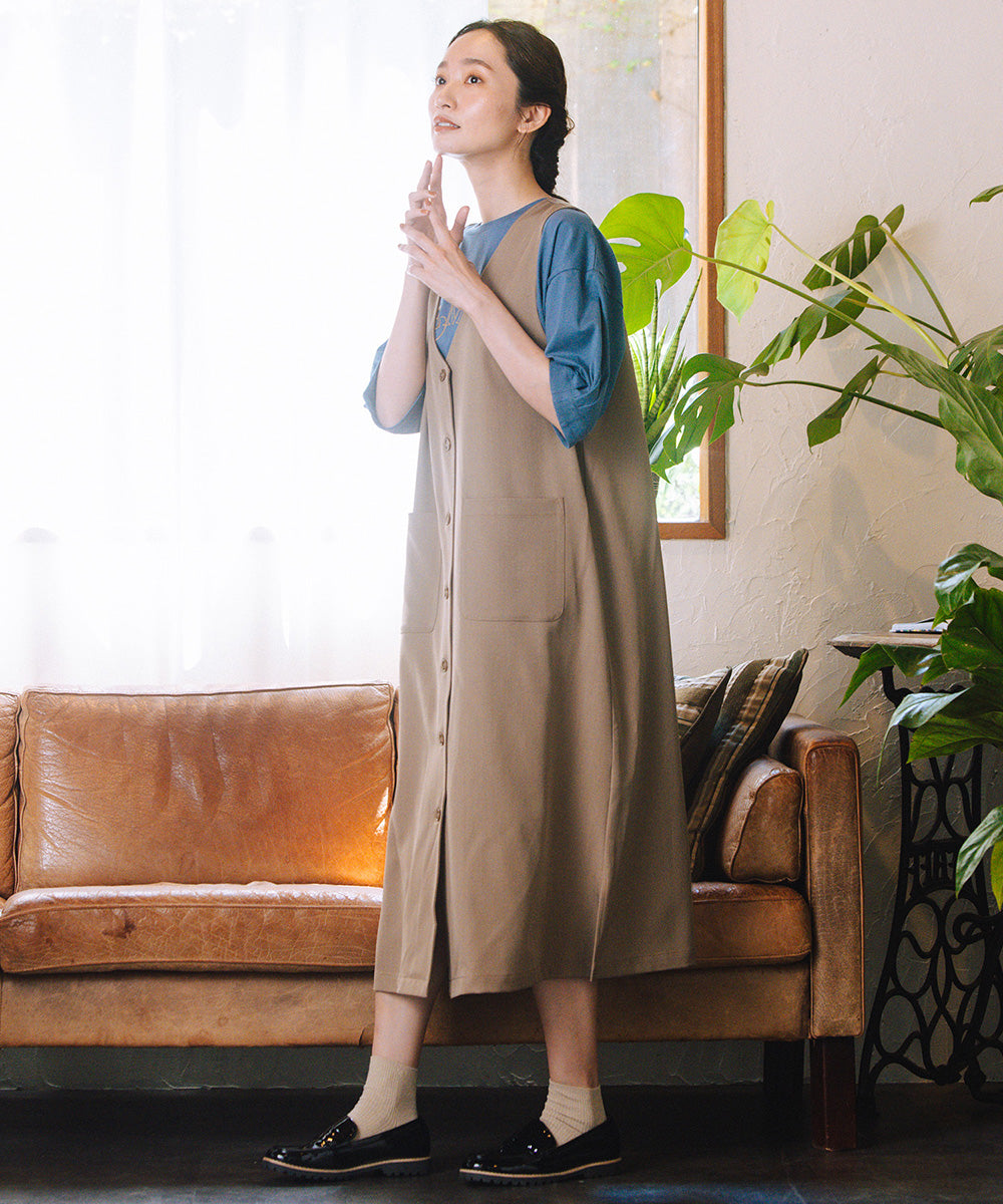 21号(6L～) FONTLAB 2WAYジレ×ジャンパースカート