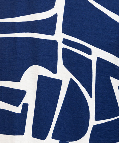 30-9668 b.young [リミサロ]ジオメトリックプリントワンピース