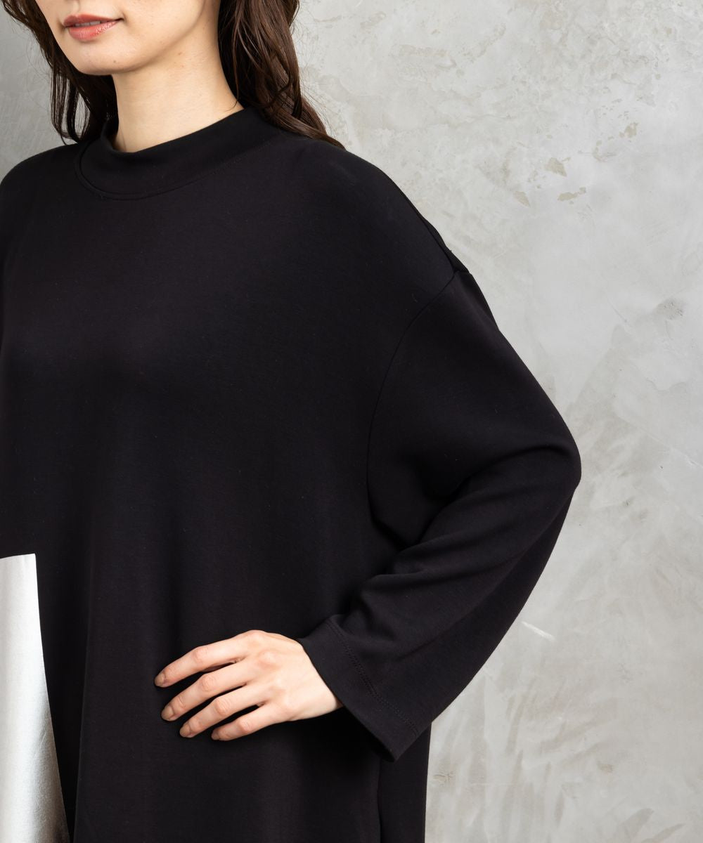 21号(6L～) MAT FASHION 箔プリントダンボールワンピース