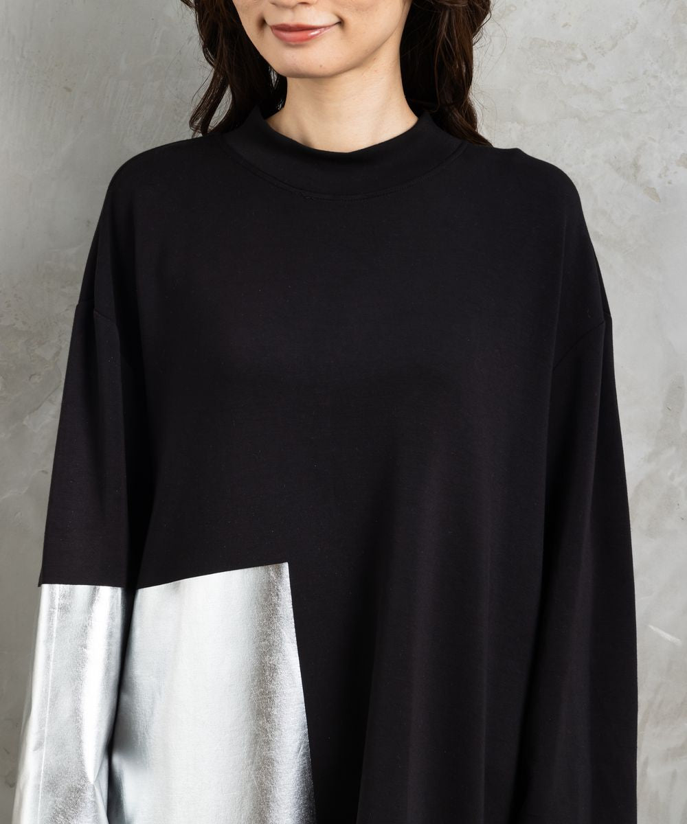 21号(6L～) MAT FASHION 箔プリントダンボールワンピース