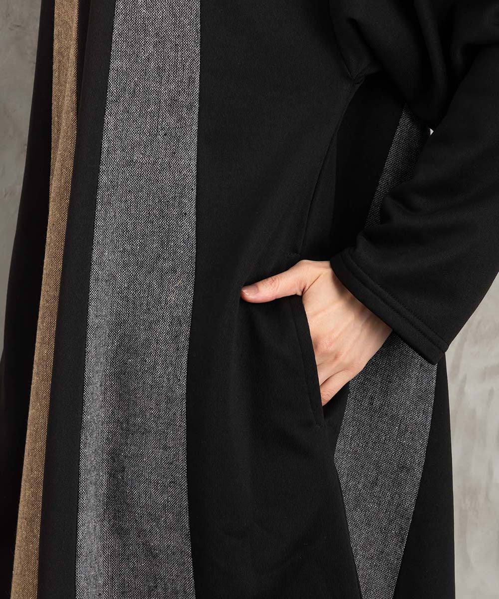 FONTLAB ツイードコンビカットチュニック