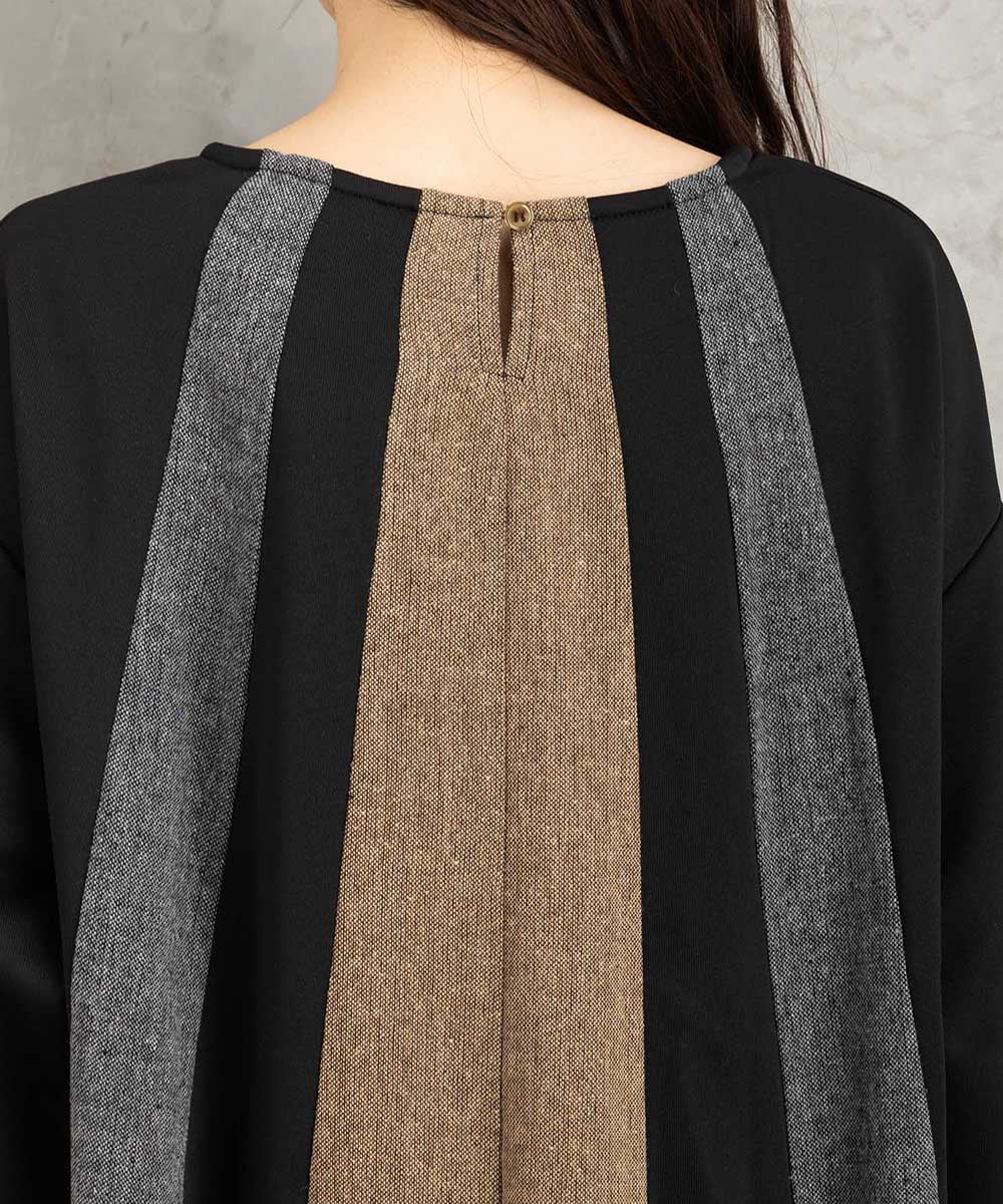 FONTLAB ツイードコンビカットチュニック