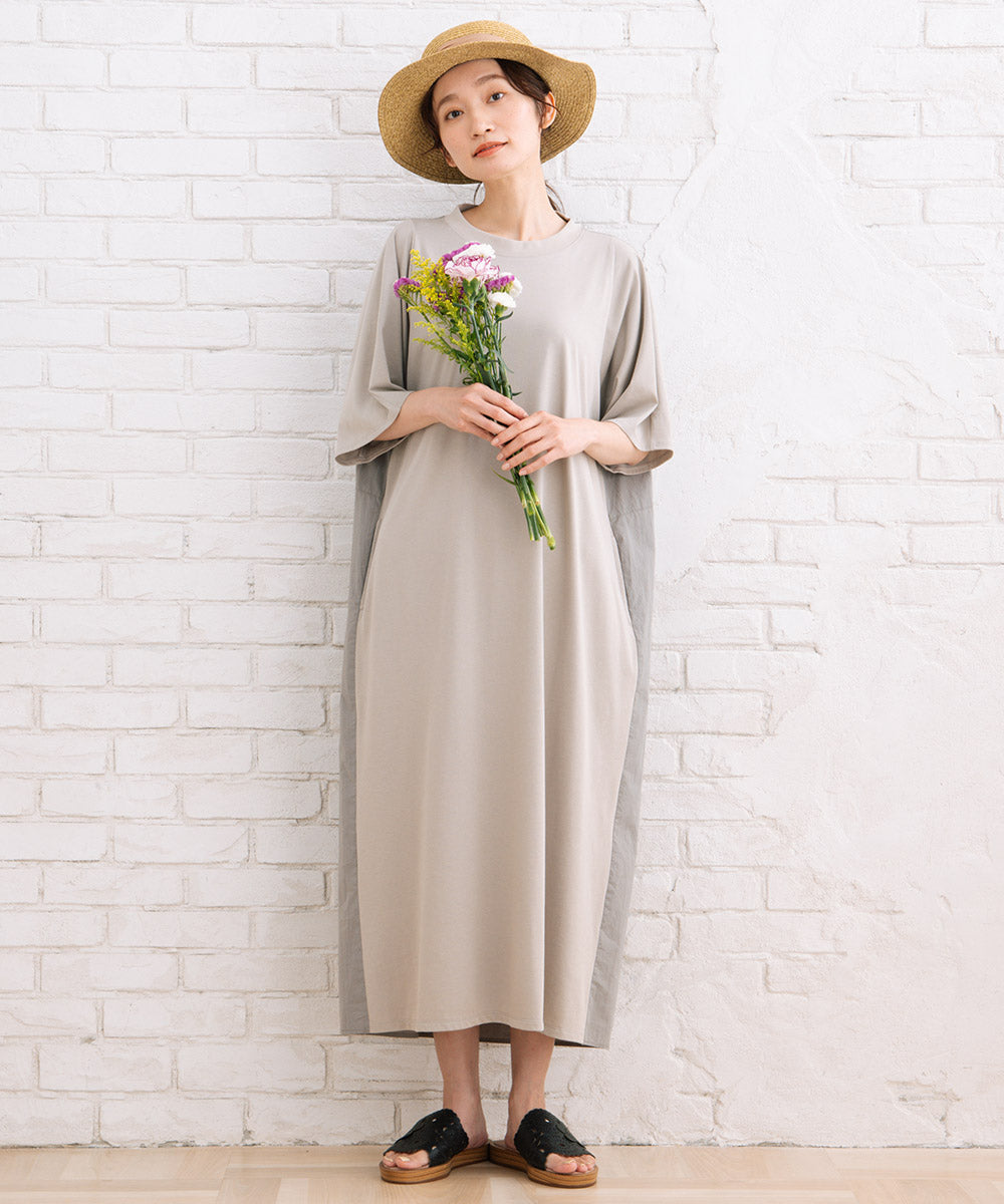 LIYOCA [30th]布帛ドッキングワンピース