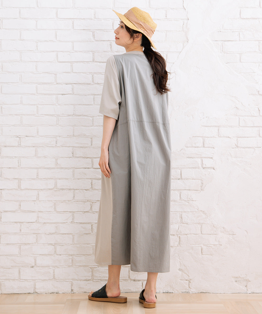 LIYOCA [30th]布帛ドッキングワンピース