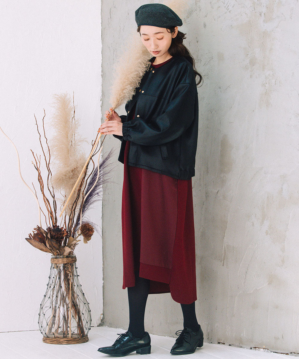 FONTLAB 異素材コンビアシメワンピース