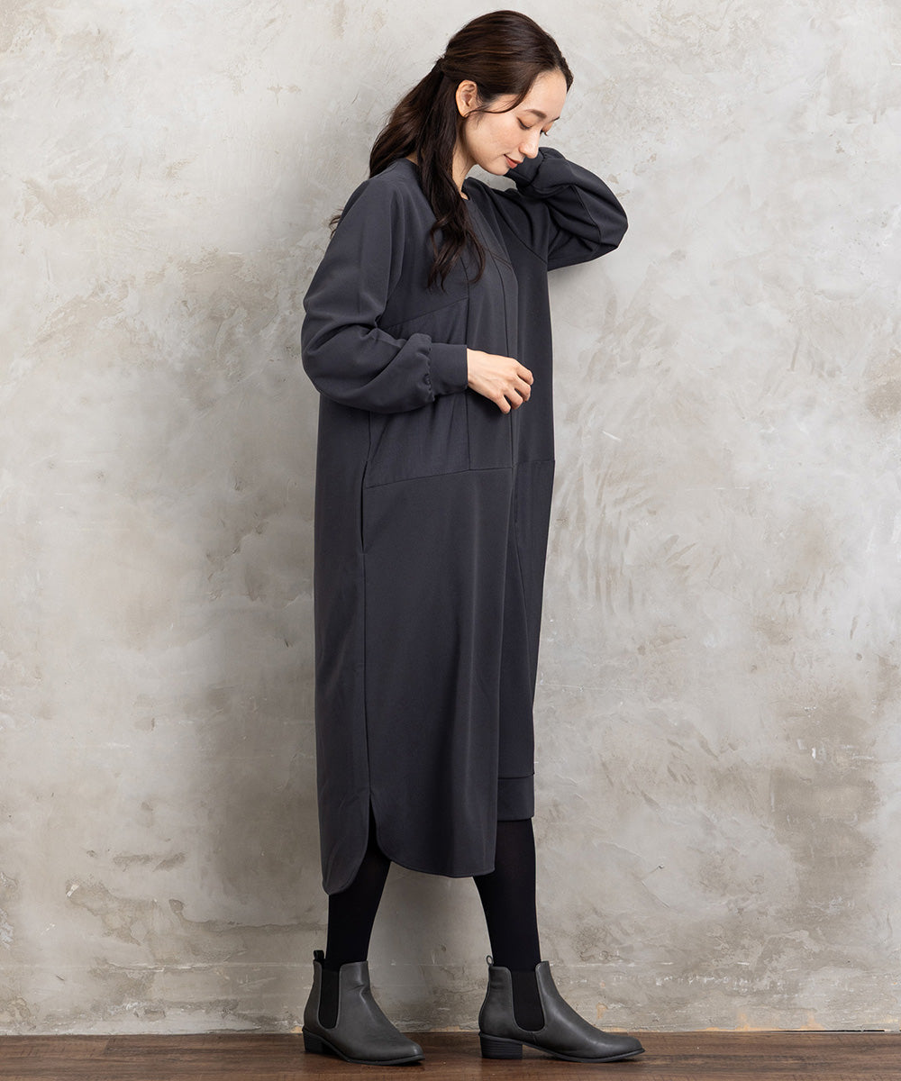 FONTLAB 異素材コンビアシメワンピース