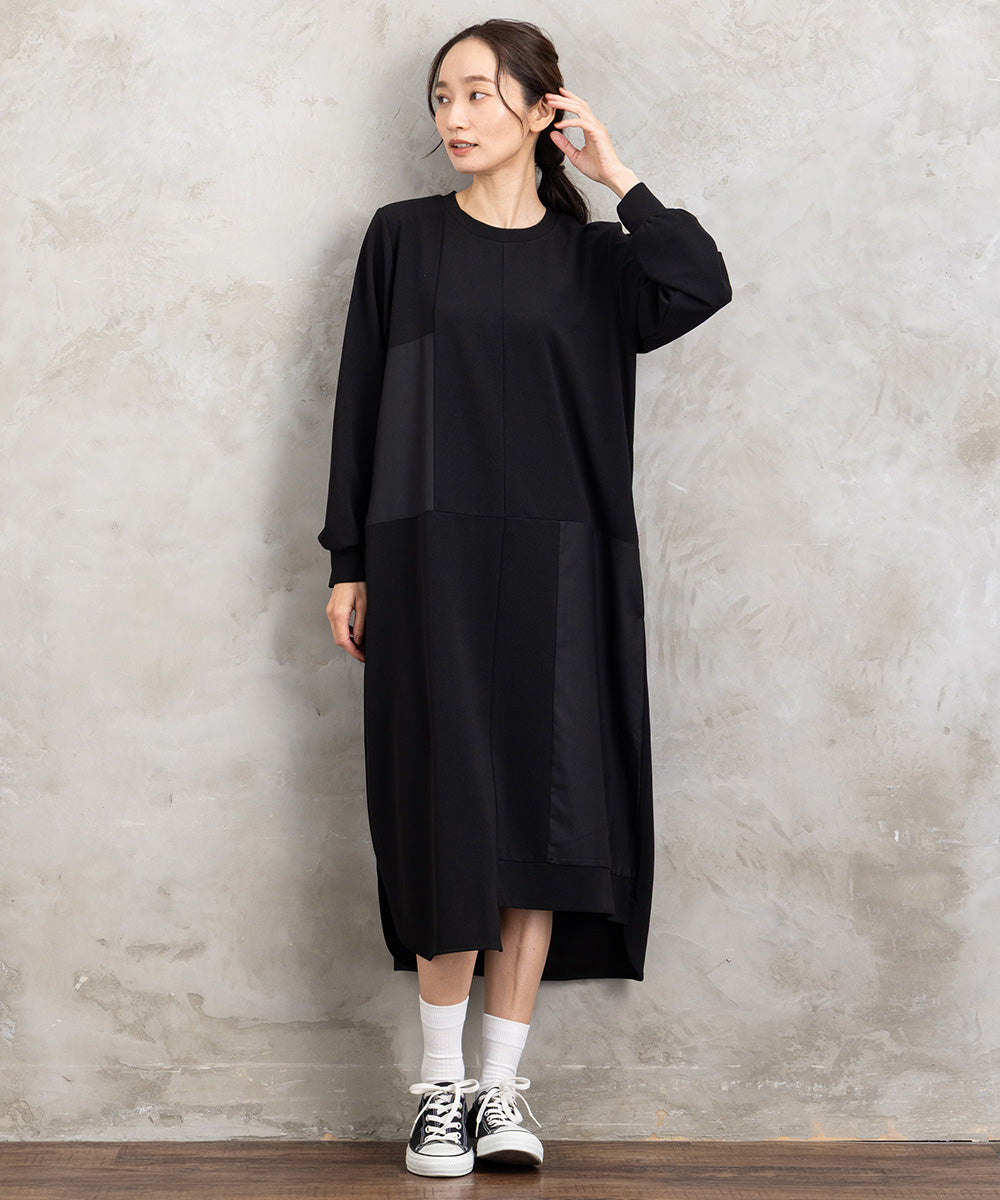 FONTLAB 異素材コンビアシメワンピース