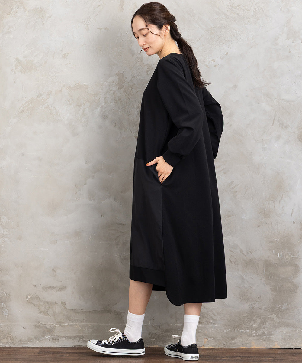 FONTLAB 異素材コンビアシメワンピース