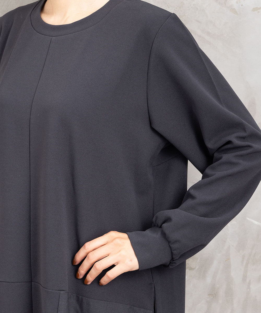 FONTLAB 異素材コンビアシメワンピース