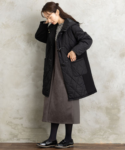 21号(6L～) FONTLAB マシュマロスウェードVネックジャンパースカート