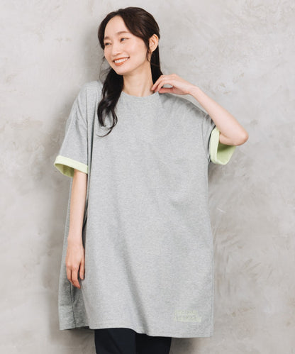 21号(6L～) FONTLAB リバーカラー刺繍チュニック【先行予約】