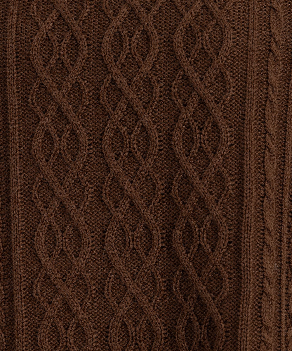 INDESIGN ケーブルニットベスト×ボタニカルワンピースアンサンブル