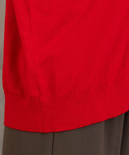 クルーネックカーディガン