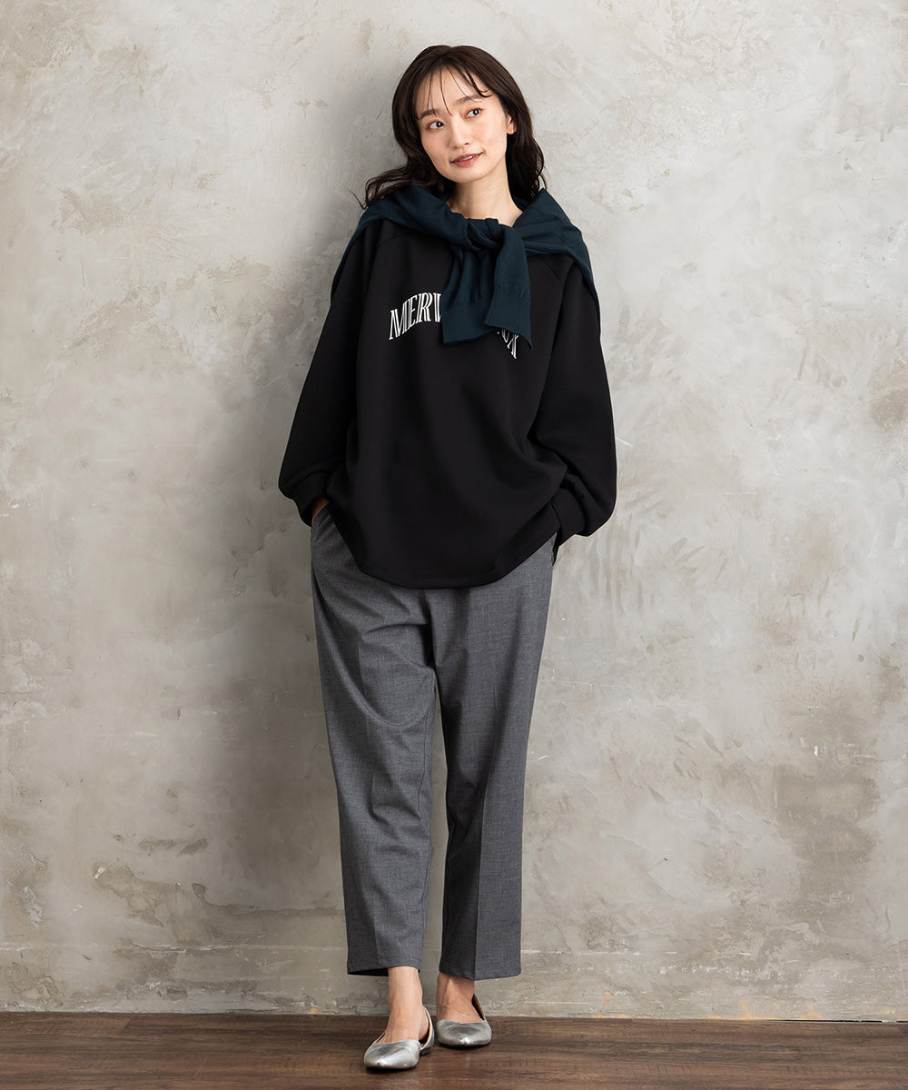 クルーネックカーディガン