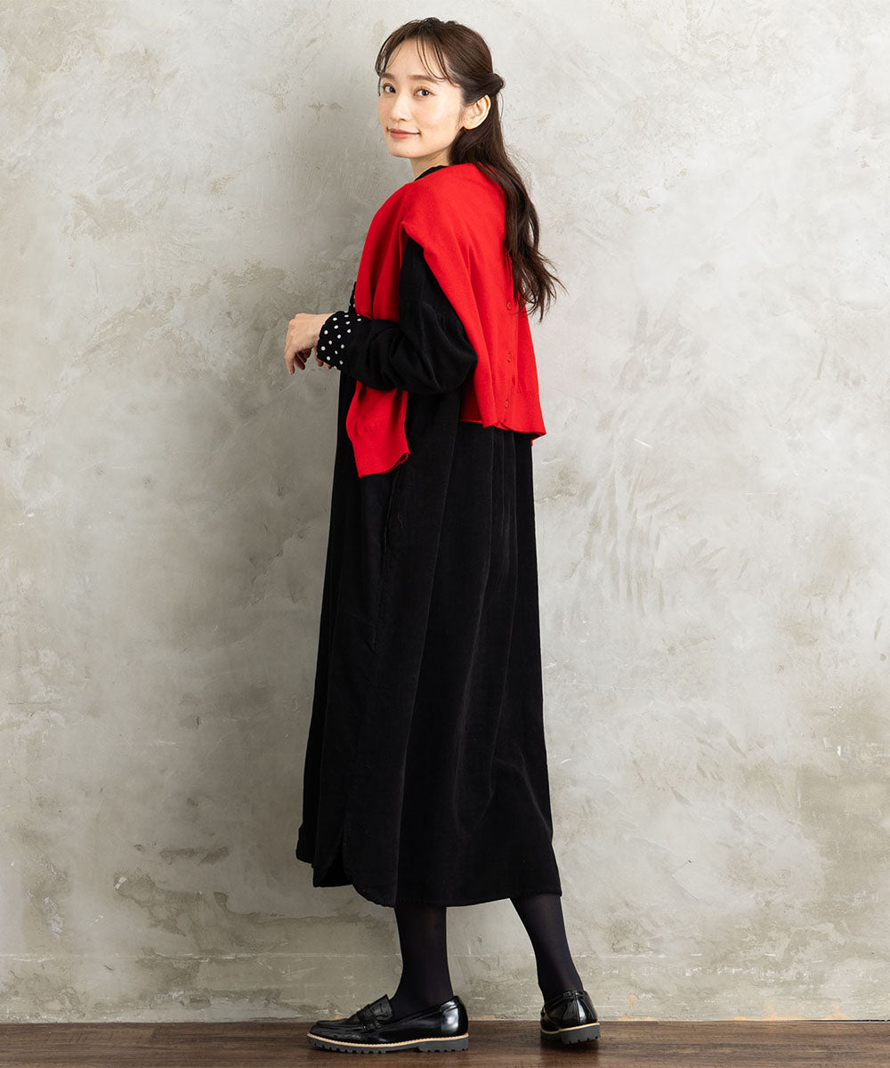 クルーネックカーディガン