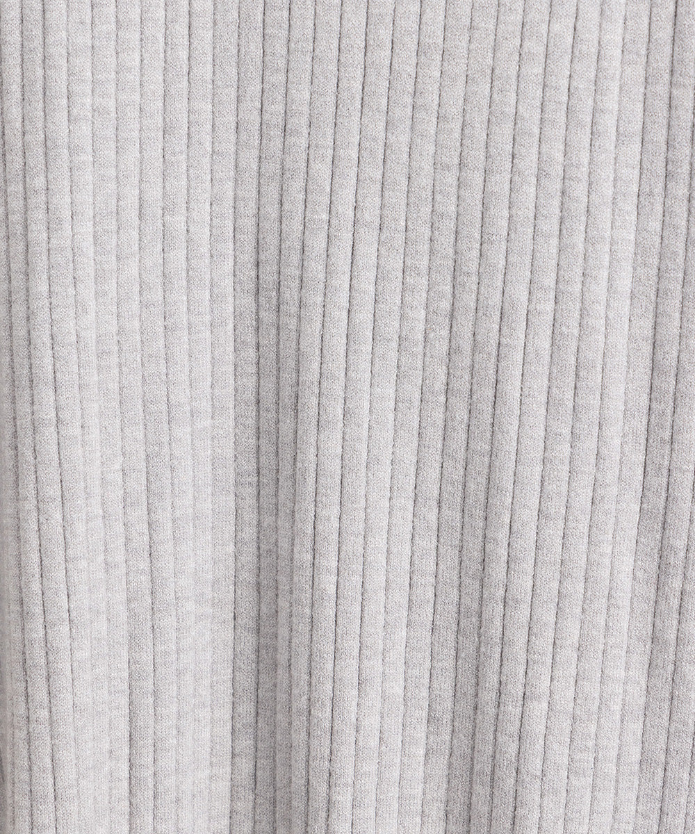 着流しリブロングカーディガン