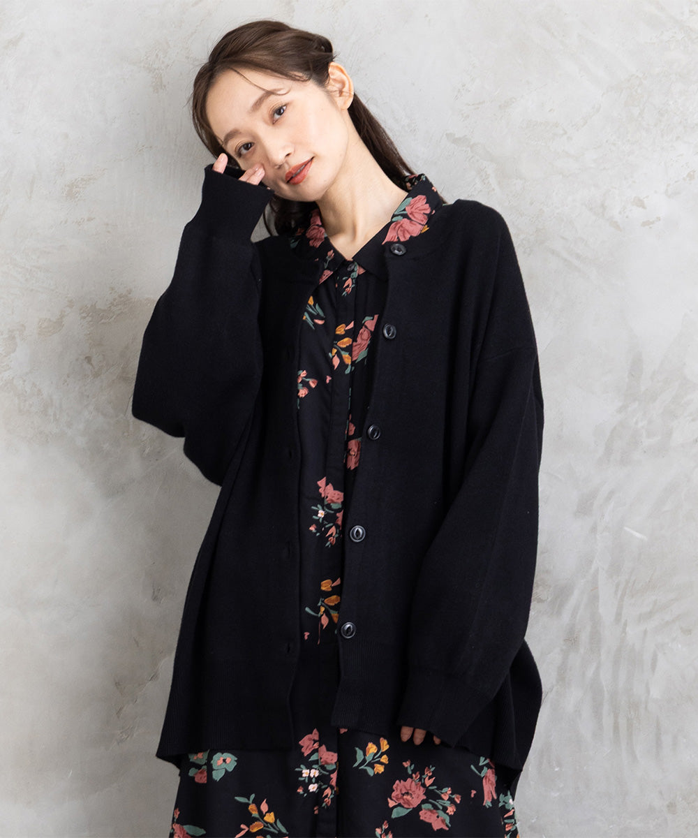 クルーネックカーディガン【先行予約】