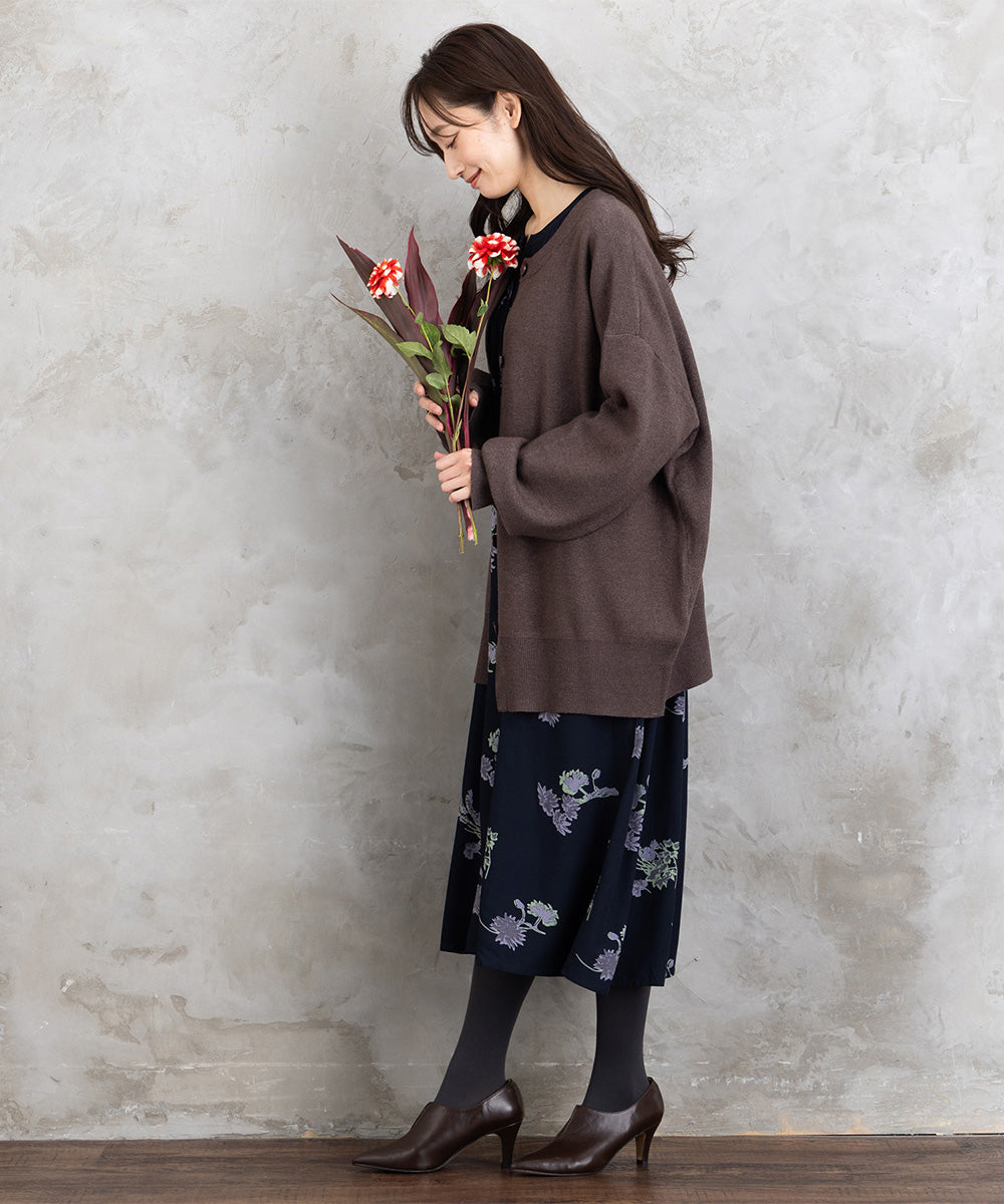 クルーネックカーディガン【先行予約】