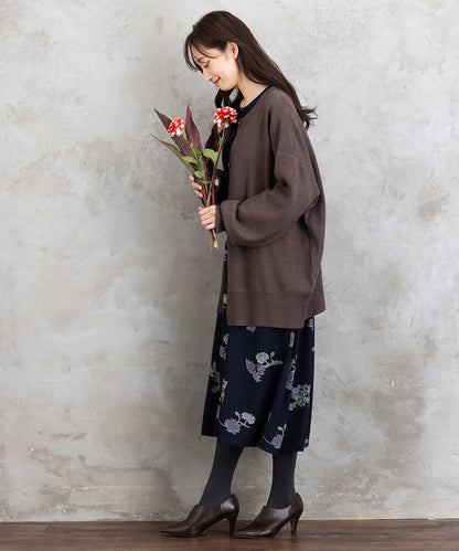 クルーネックカーディガン【先行予約】