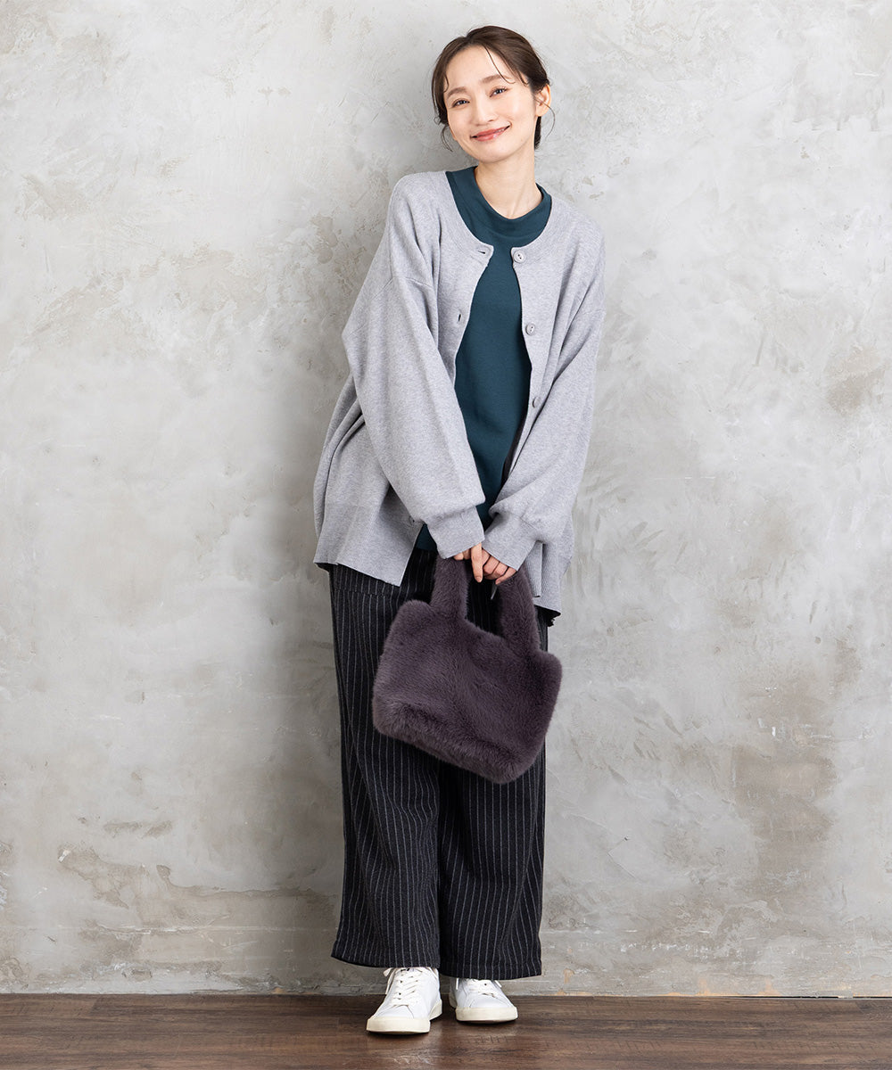 クルーネックカーディガン【先行予約】