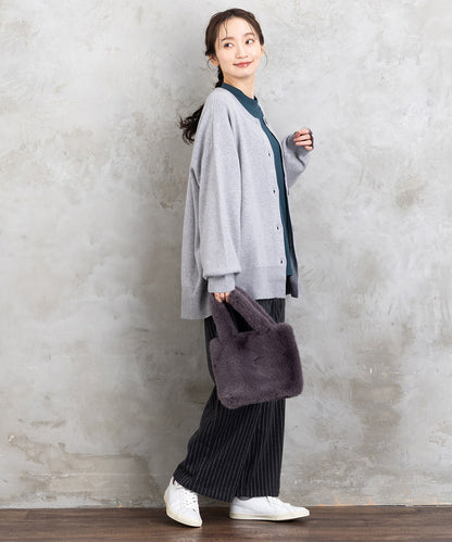 クルーネックカーディガン【先行予約】