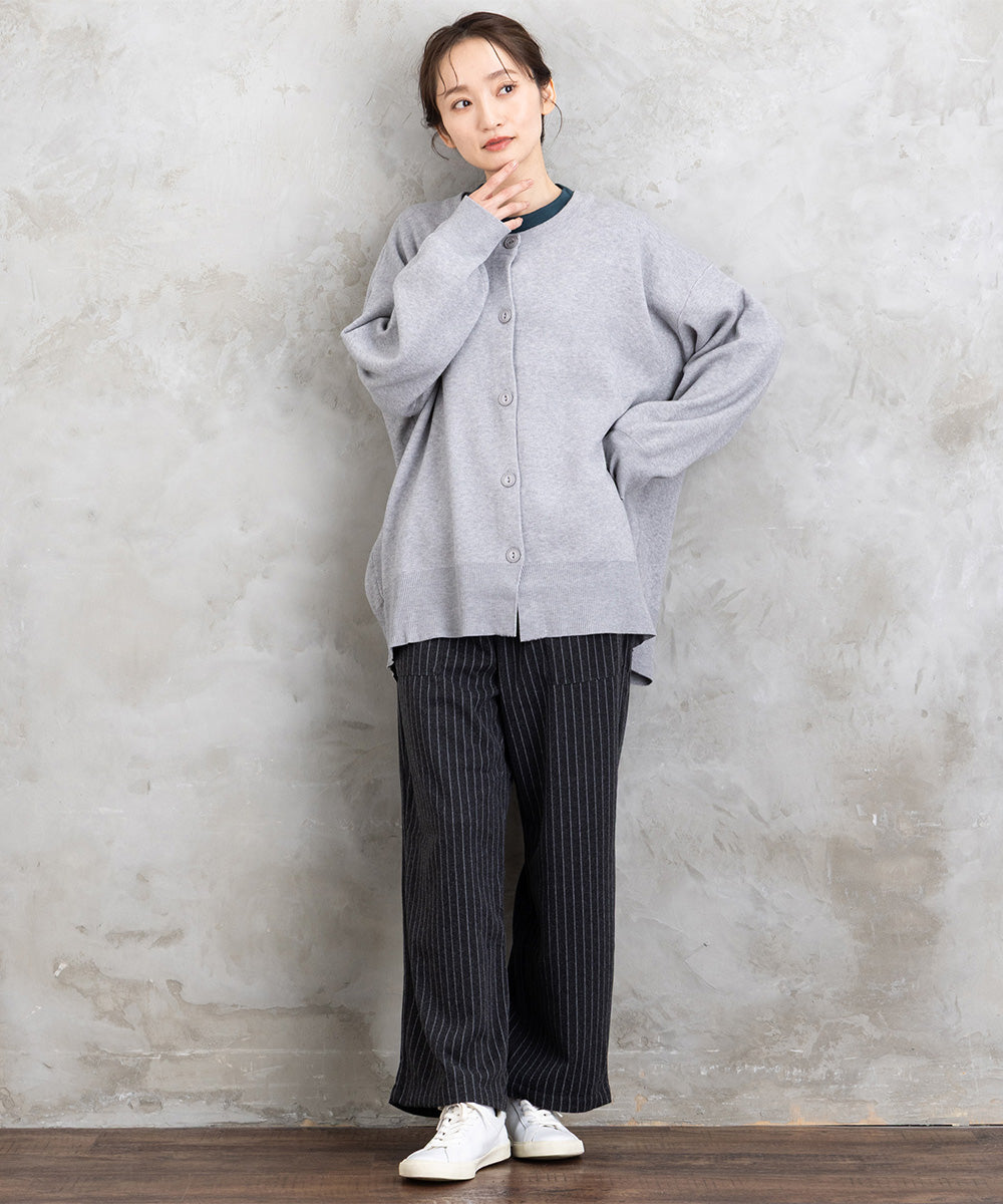 クルーネックカーディガン【先行予約】