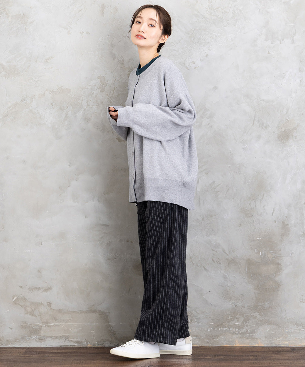 クルーネックカーディガン【先行予約】