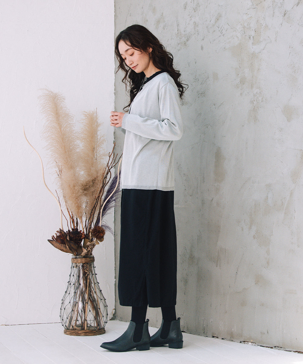 [MADE IN JAPAN]ラメプレーティングニットカーディガン