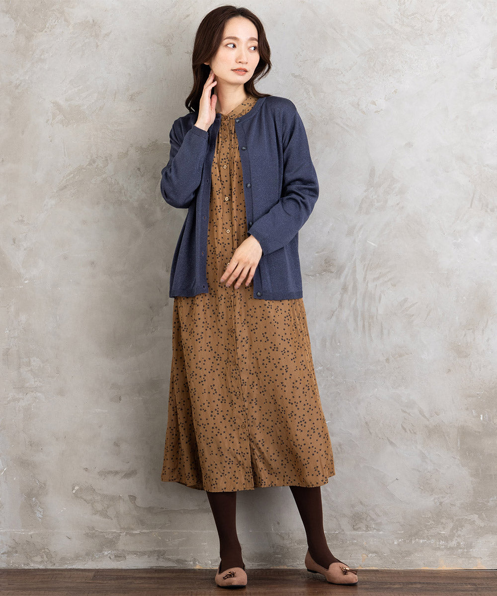 [MADE IN JAPAN]ラメプレーティングニットカーディガン