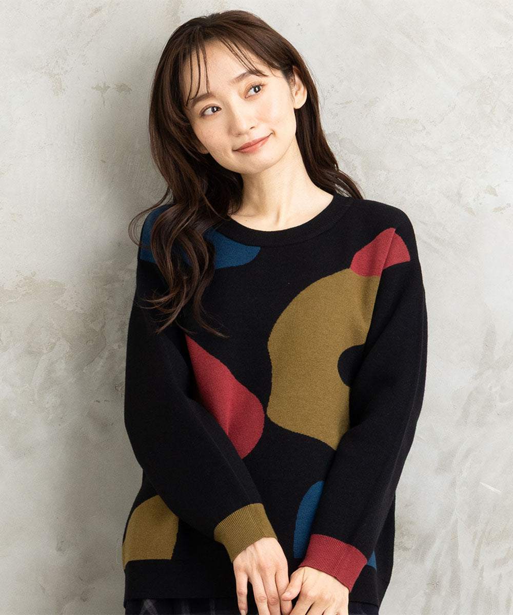 FONTLAB カラフルペイントニット