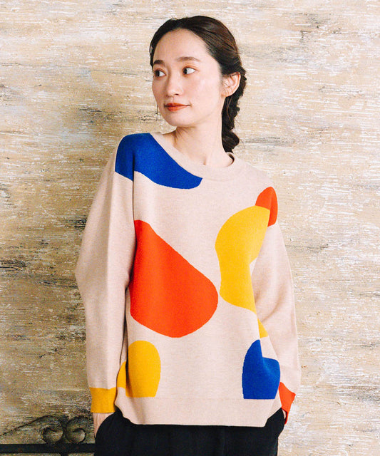 FONTLAB カラフルペイントニット