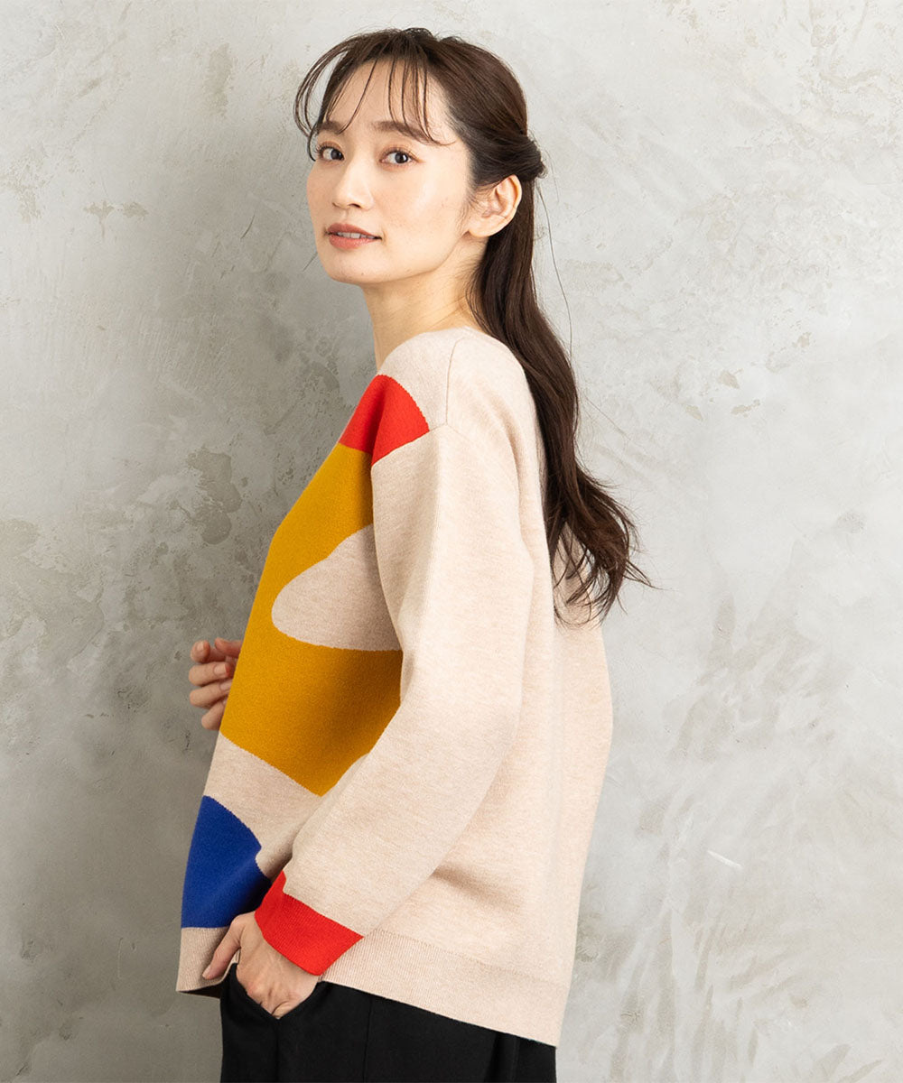 FONTLAB カラフルペイントニット