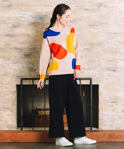 FONTLAB カラフルペイントニット