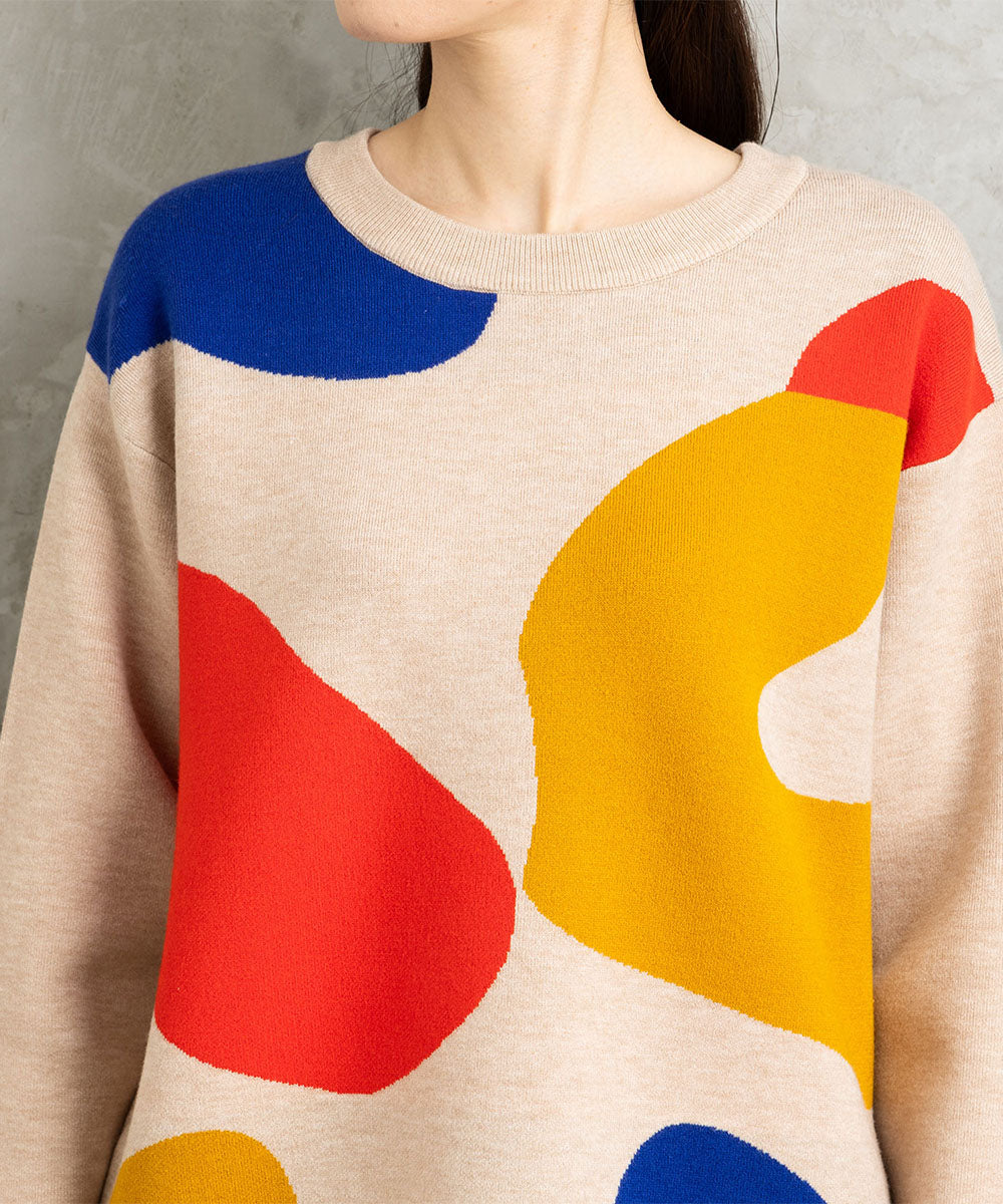 FONTLAB カラフルペイントニット