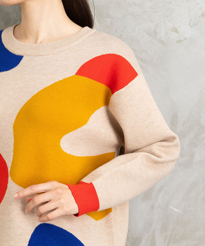 FONTLAB カラフルペイントニット