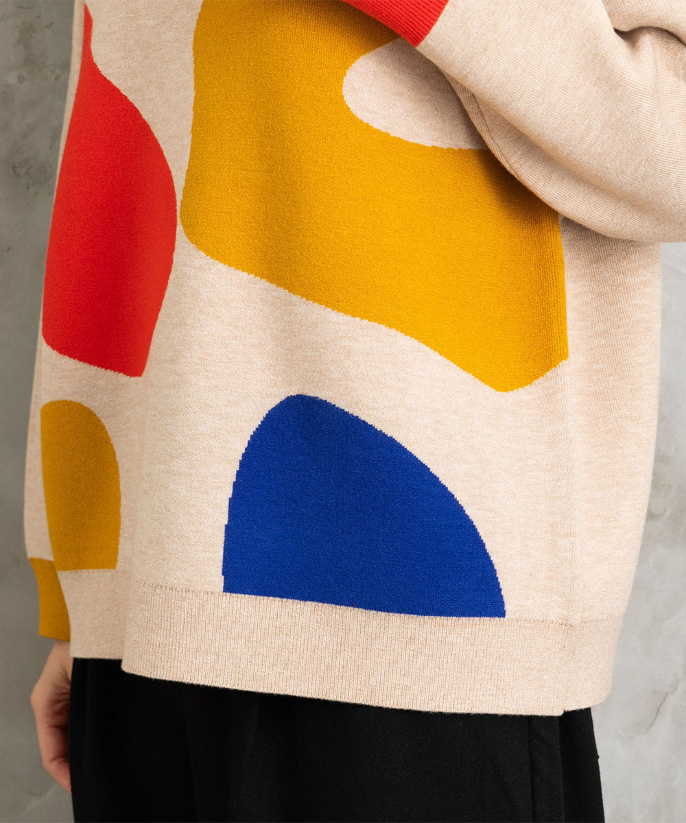 FONTLAB カラフルペイントニット