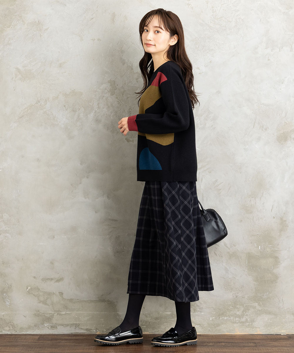 FONTLAB カラフルペイントニット