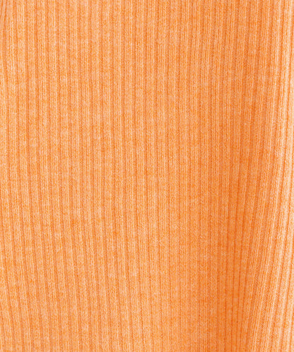 FONTLAB 袖シアー切り替えリブニット