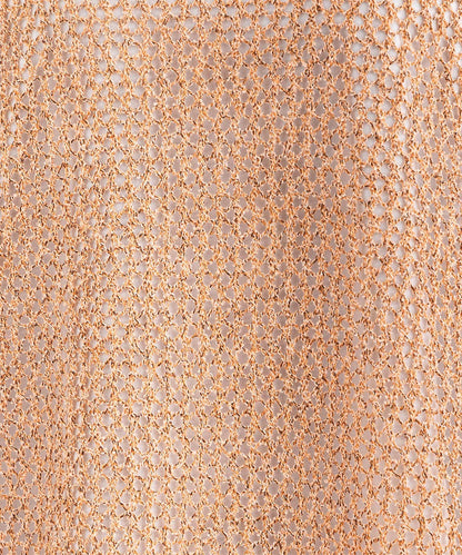 FONTLAB メッシュニット×シフォンヘムインナーアンサンブル