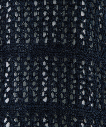 FONTLAB テープヤーンニットベスト×チェックフリルヘムインナーアンサンブル