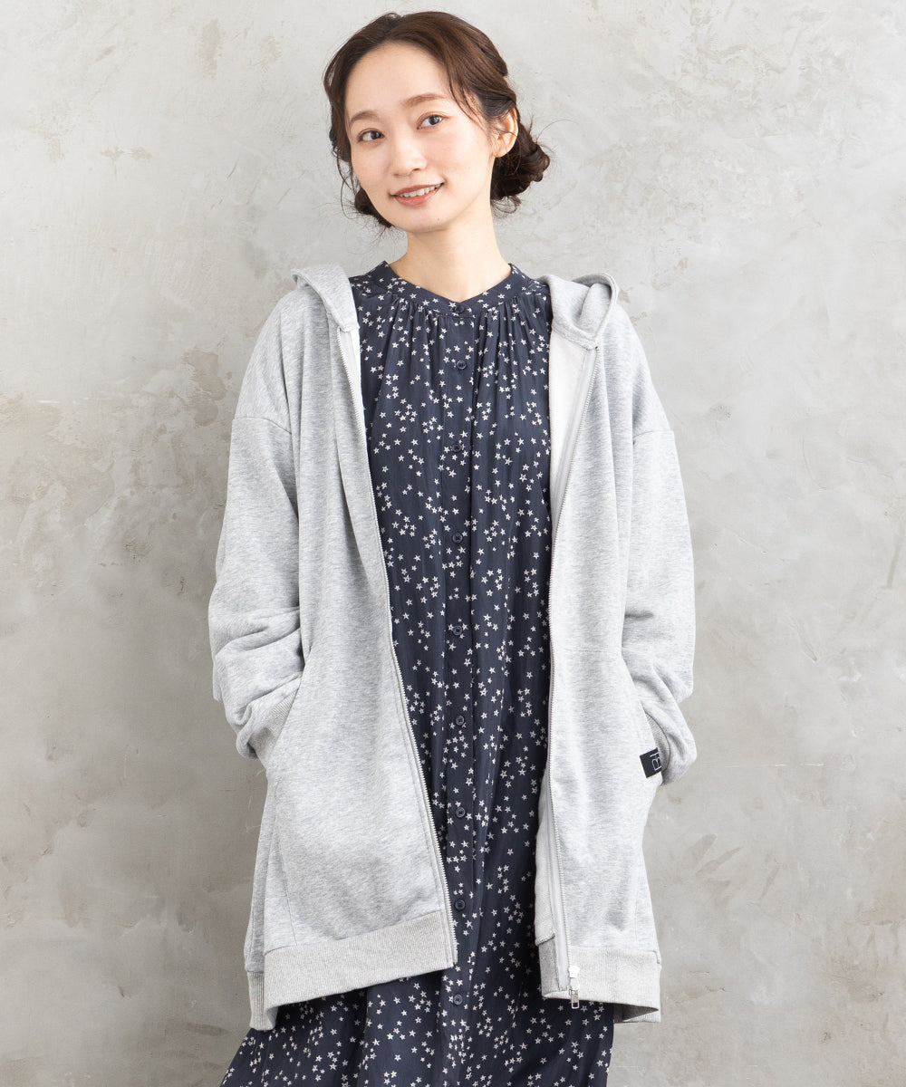 FONTLAB オーバーサイズジップパーカー