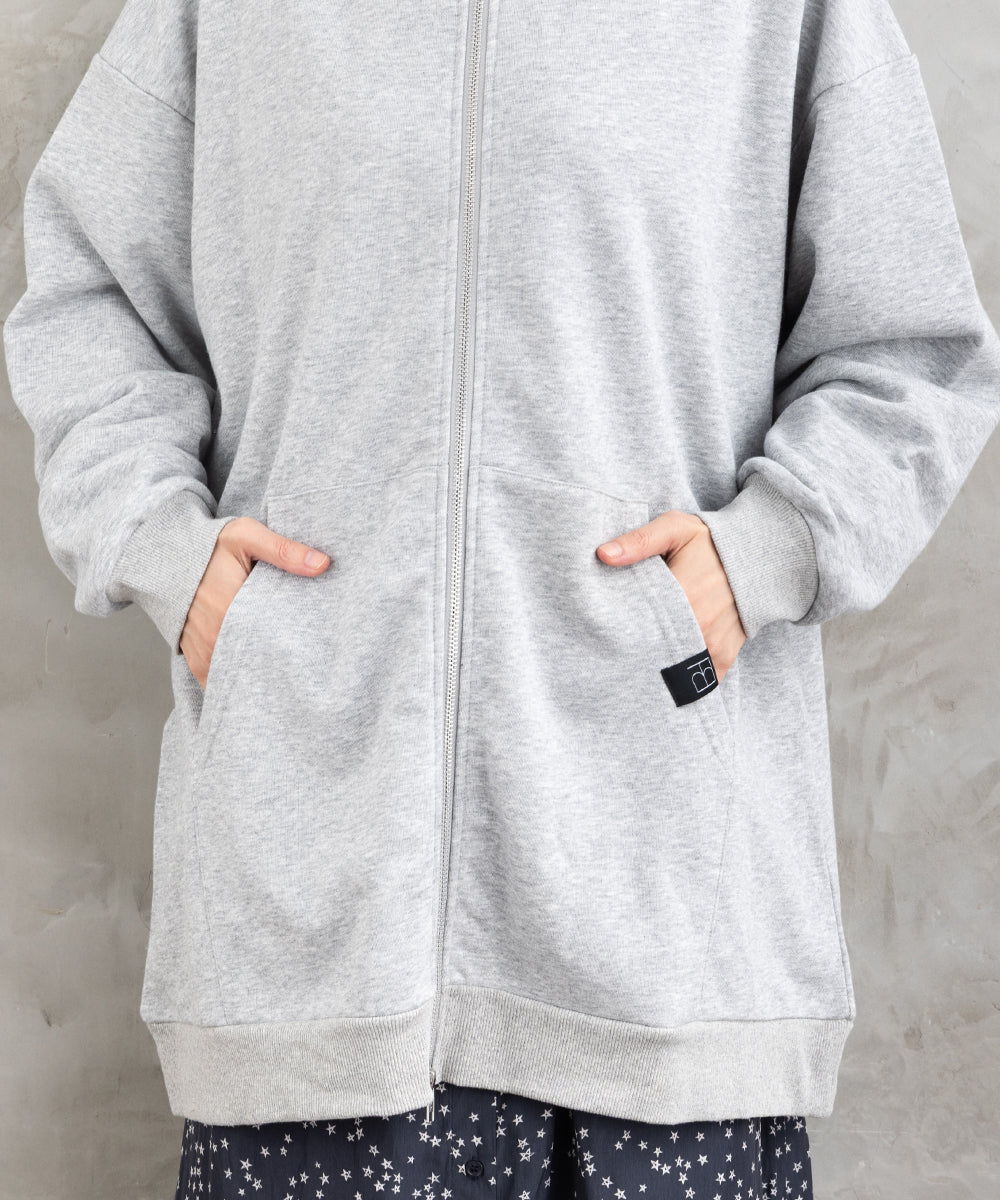 FONTLAB オーバーサイズジップパーカー